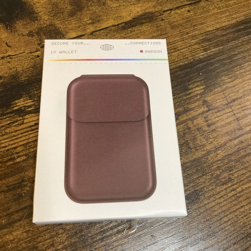 Dot Maroon Wallet For Networking Business Card The‎ Future Of Networking
